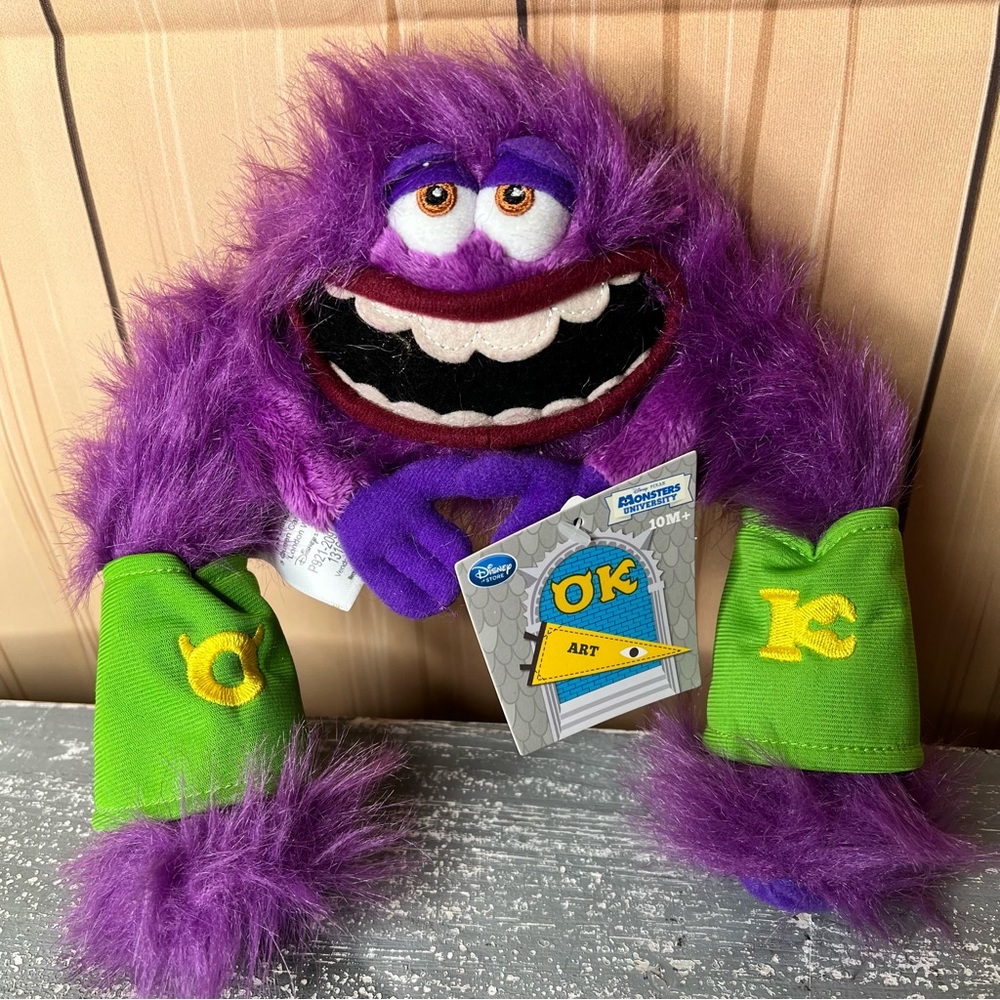 Disney Monsters University Art with tags
